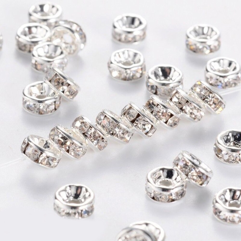 Generic 1 Pack Clear Round Loose Spacer Beads DIY Bracelet Jewelry Making Crafts 8mm
