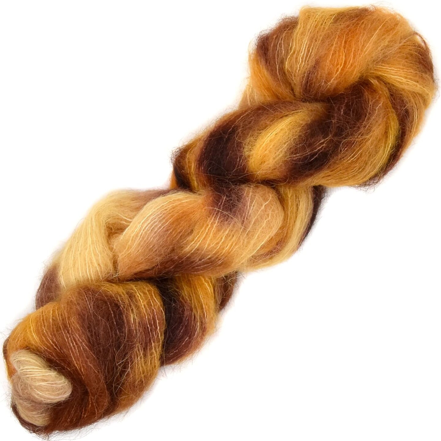 Suri Sensation Brushed Suri Alpaca: Super-Soft Lace Weight Yarn for Knit and Crochet, Non-Itchy, Pacific Northwest Hand Dyed.