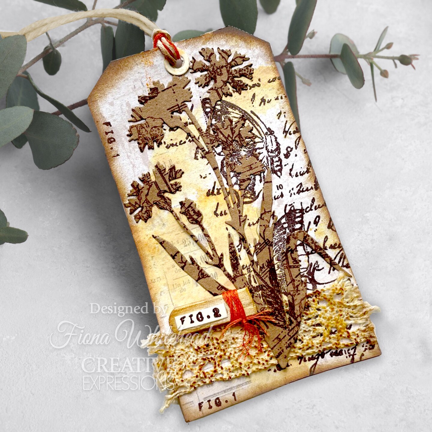 Creative Expressions  Sam Poole Shabby Basics Hedgerow Thistle Craft Die