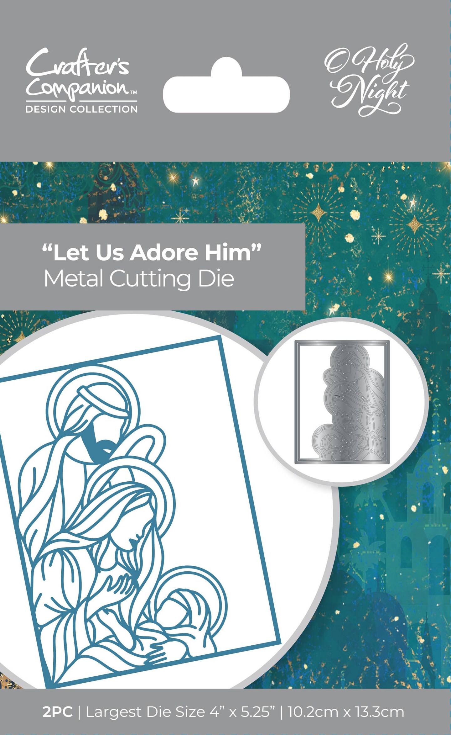 O&#x27; Holy Night Metal Die-Let Us Adore Him