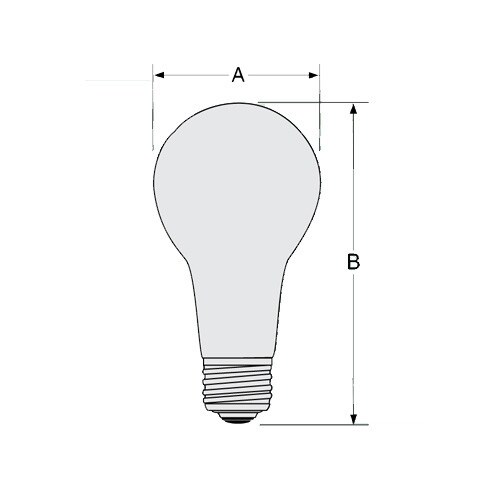 USHIO 250W BBA, A-21 NO.1 incandescent photo flood lamp