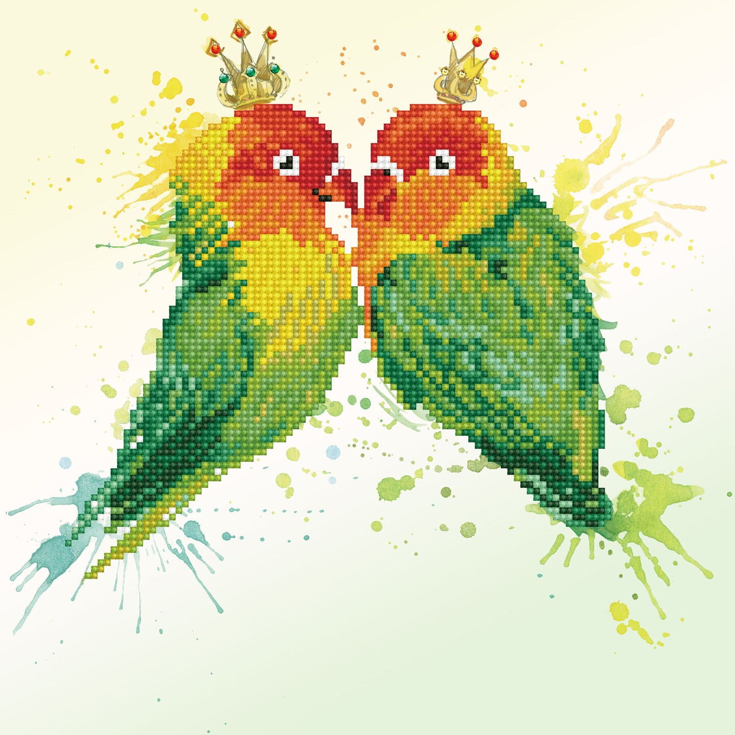 Diamond Dotz Love Birds Diamond Painting Kits for Adults - Diamond Art Kits a Relaxing Creative Craft Kit with Dotz Gems 12x12