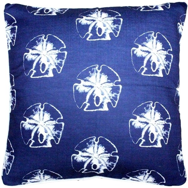 Pillow Decor - Hilton Head Sand Dollar Large Pattern Pillow 26x26