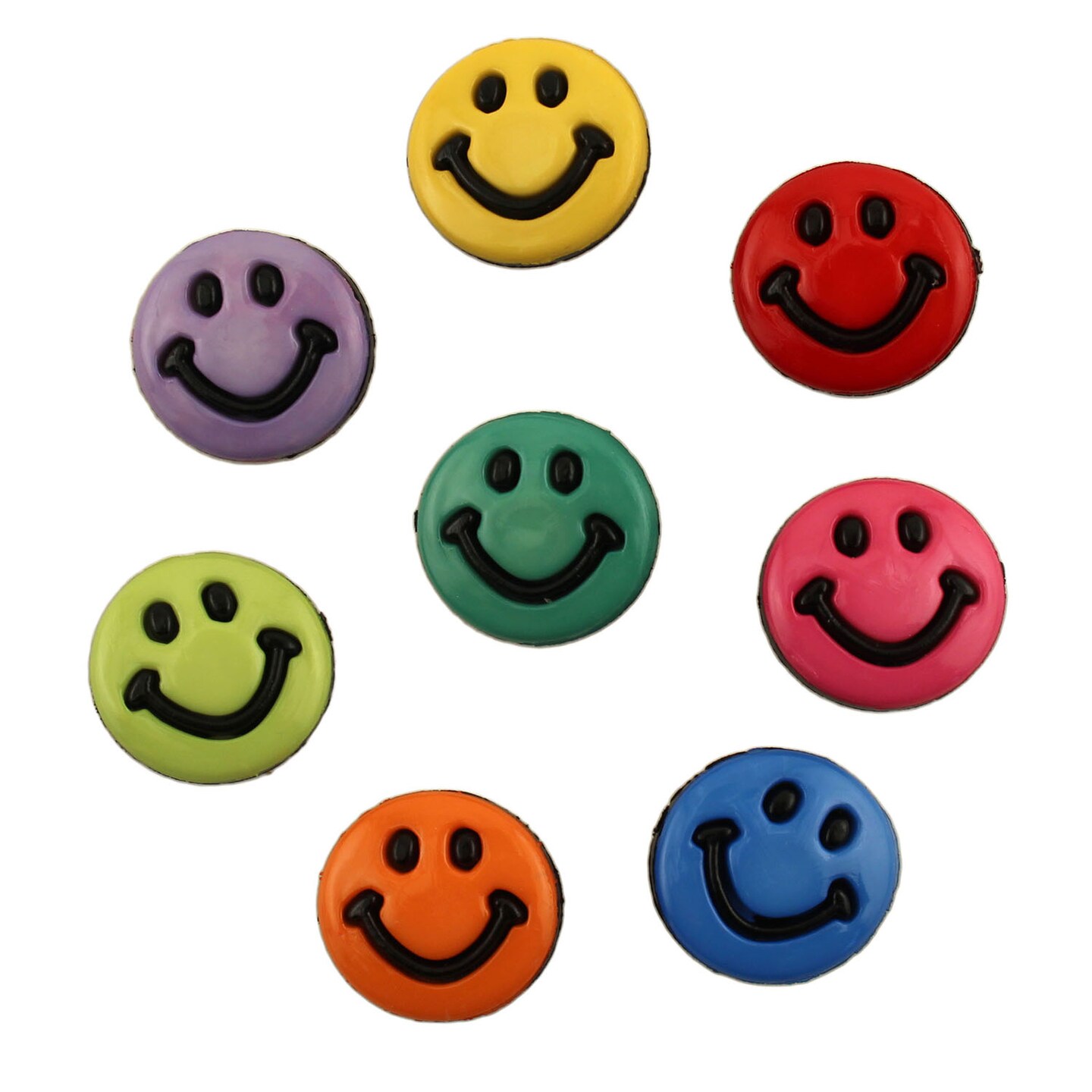 Buttons Galore and More Craft & Sewing Buttons - Smiley's - 24 Buttons