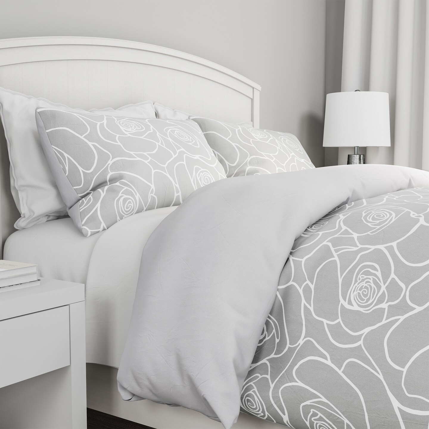 Floral Microfiber Comforter