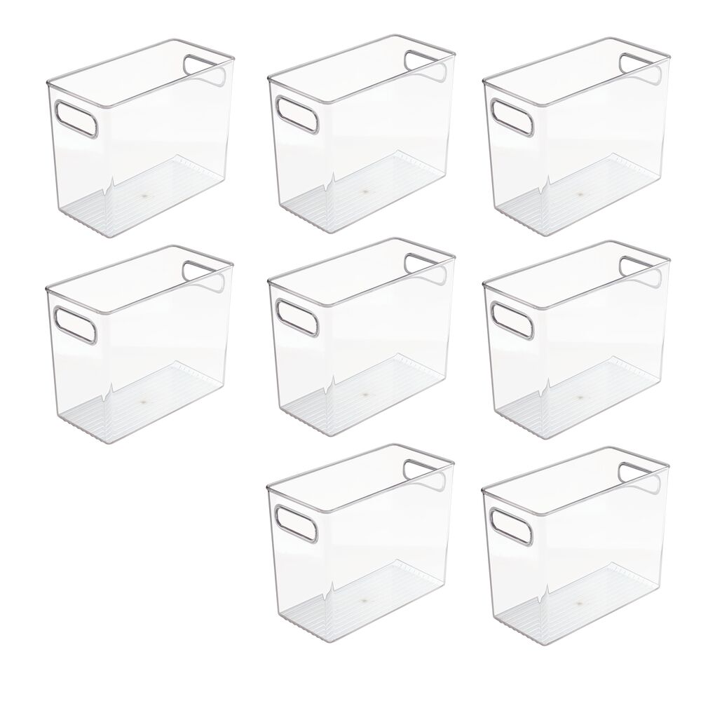 mDesign Stackable Plastic Home Office Storage Bin with Handles, 8 Pack, 8 -  Ralphs