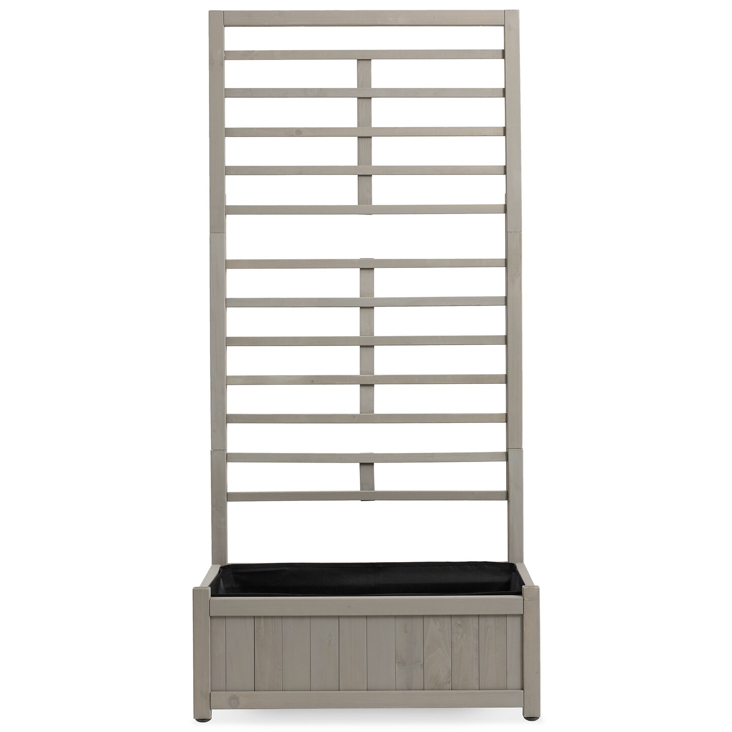 Casafield Wooden Climbing Planter Box -
Raised Garden Bed with Trellis Plant Stand for Outdoor