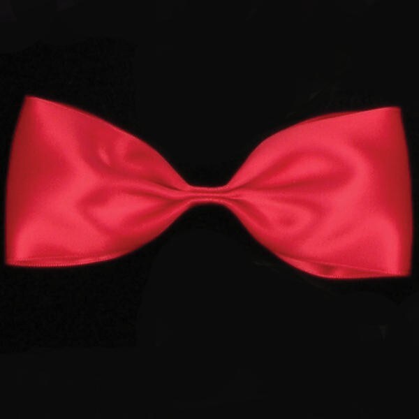The Ribbon People Red Crimson Double Face Craft Ribbon 0.62&#x22; x 108 Yards