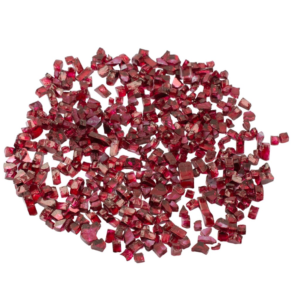 Ruby Red Reflective Fire Glass