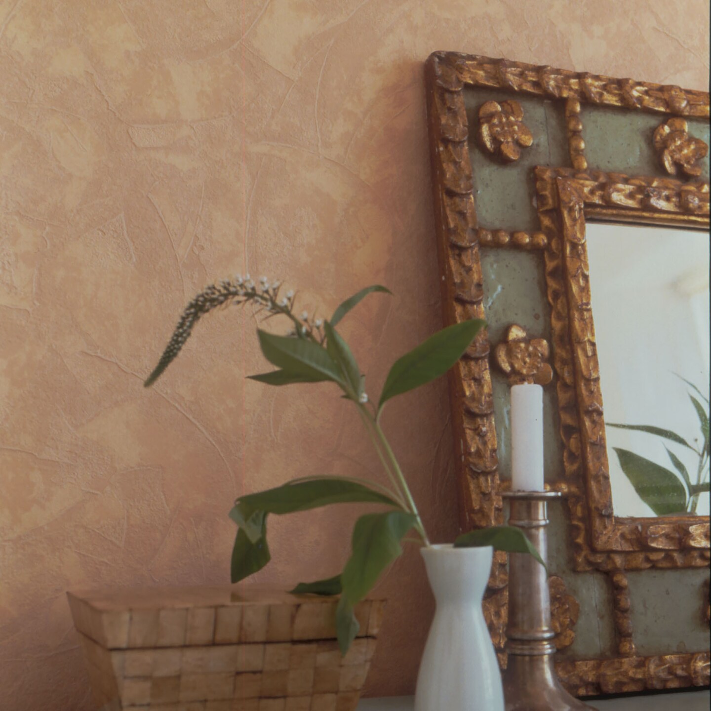 Plaster White Paintable Wallpaper