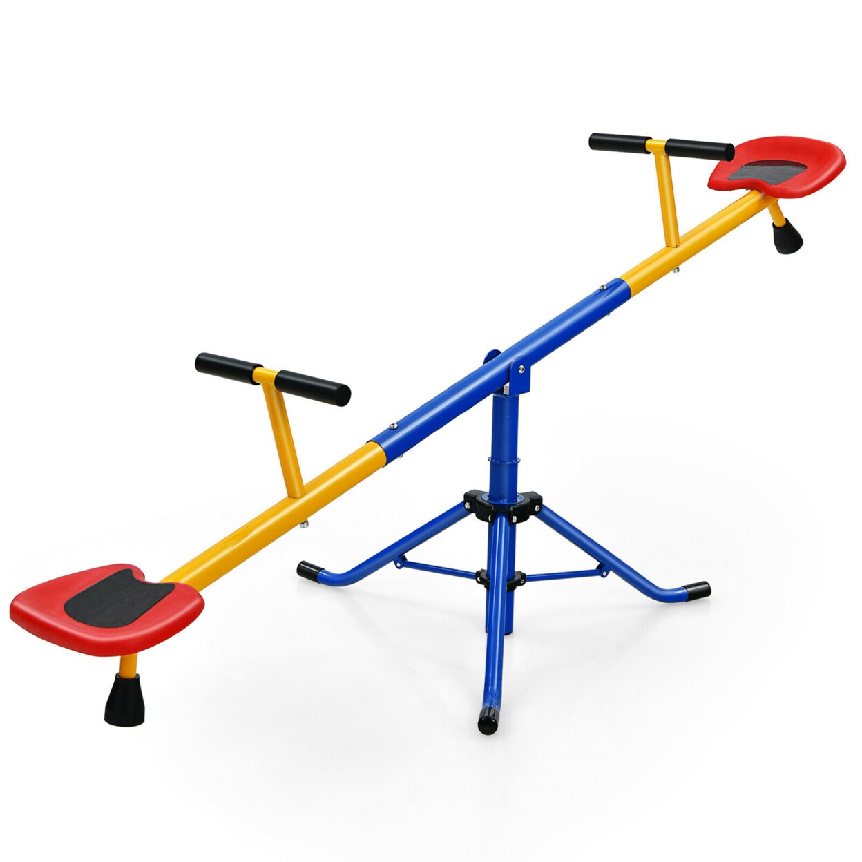 Kids Seesaw Swivel Teeter Totter Playground Equipment 360 Rotation