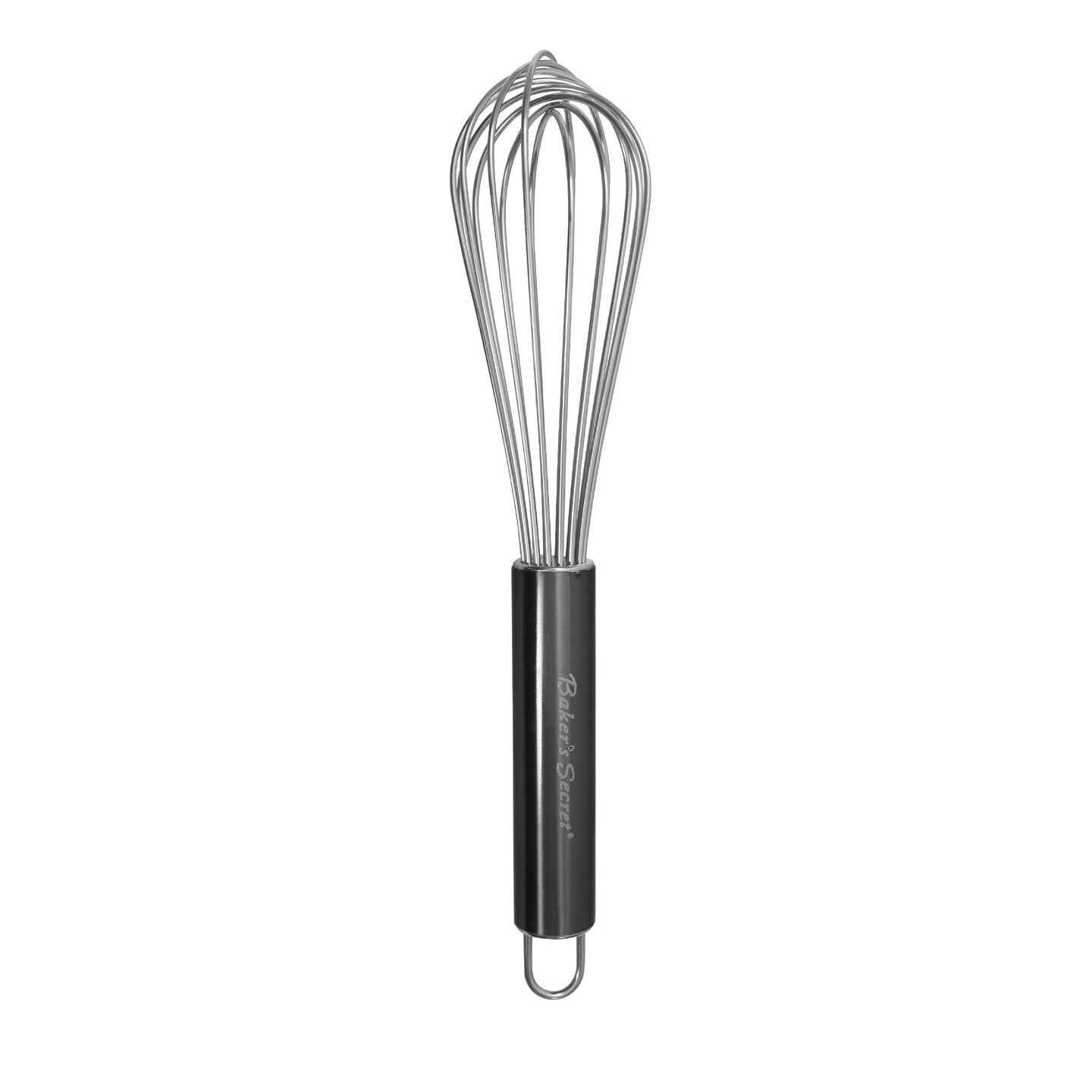 Baker's Secret 10" Stainless Steel Whisk, for Baking Cooking, Balloon Whisk , Kitchen Essentials