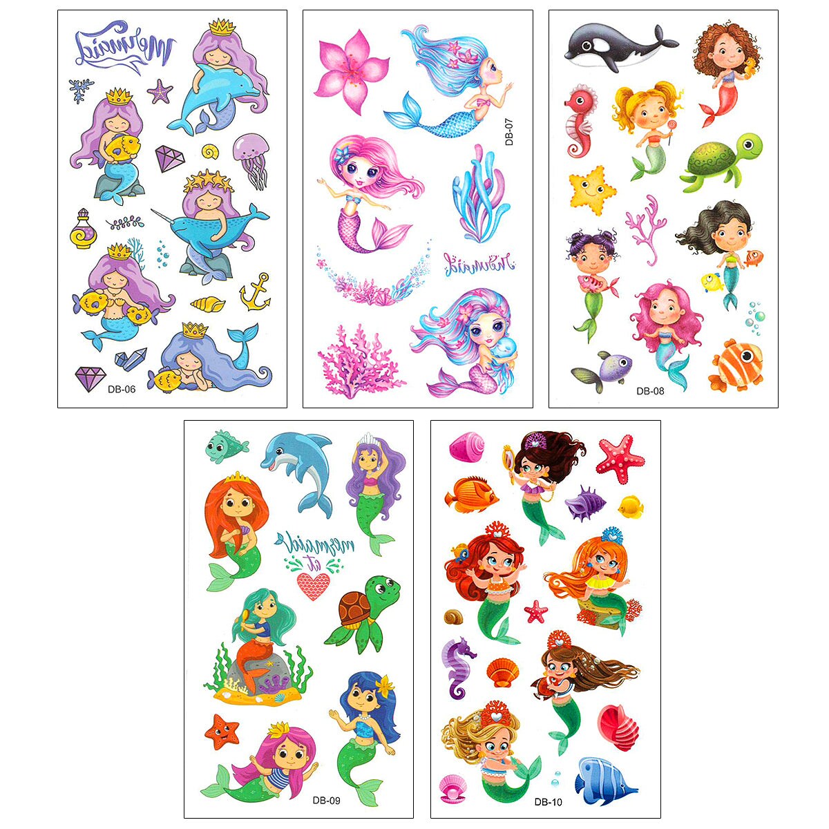 Wrapables Waterproof Temporary Tattoos for Children