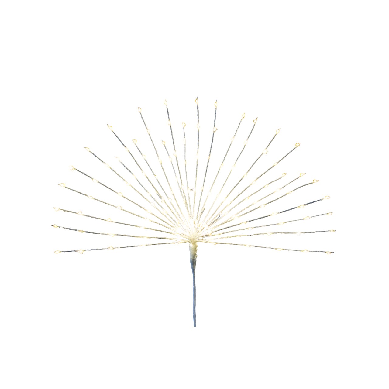 Melrose Set of 2 Lighted LED Contemporary Starburst Christmas Tree Topper - White Lights 23.5&#x22;