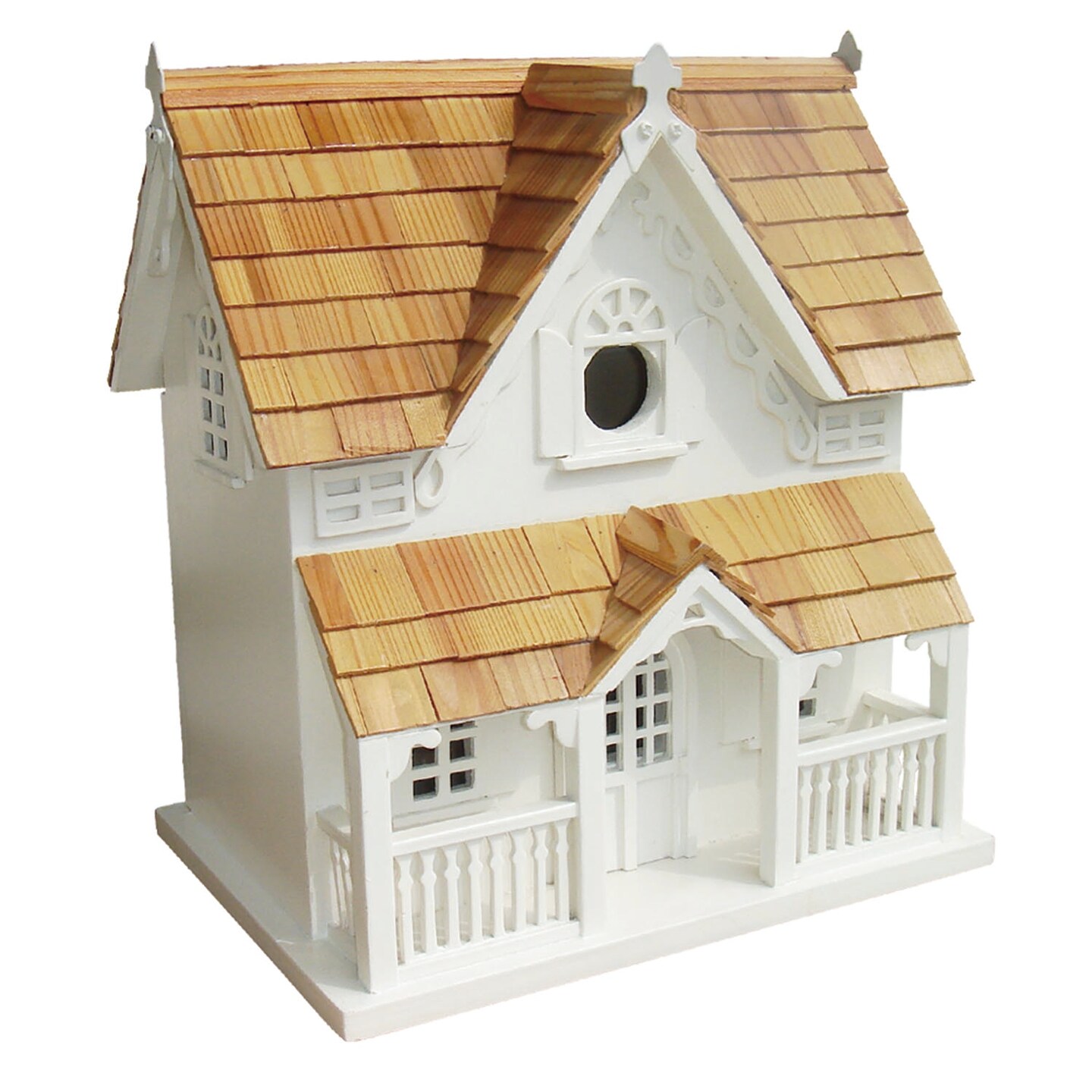 CC Home Furnishings 12" Fully Functional Luxurious Sleepy Hollow Cottage Birdhouse