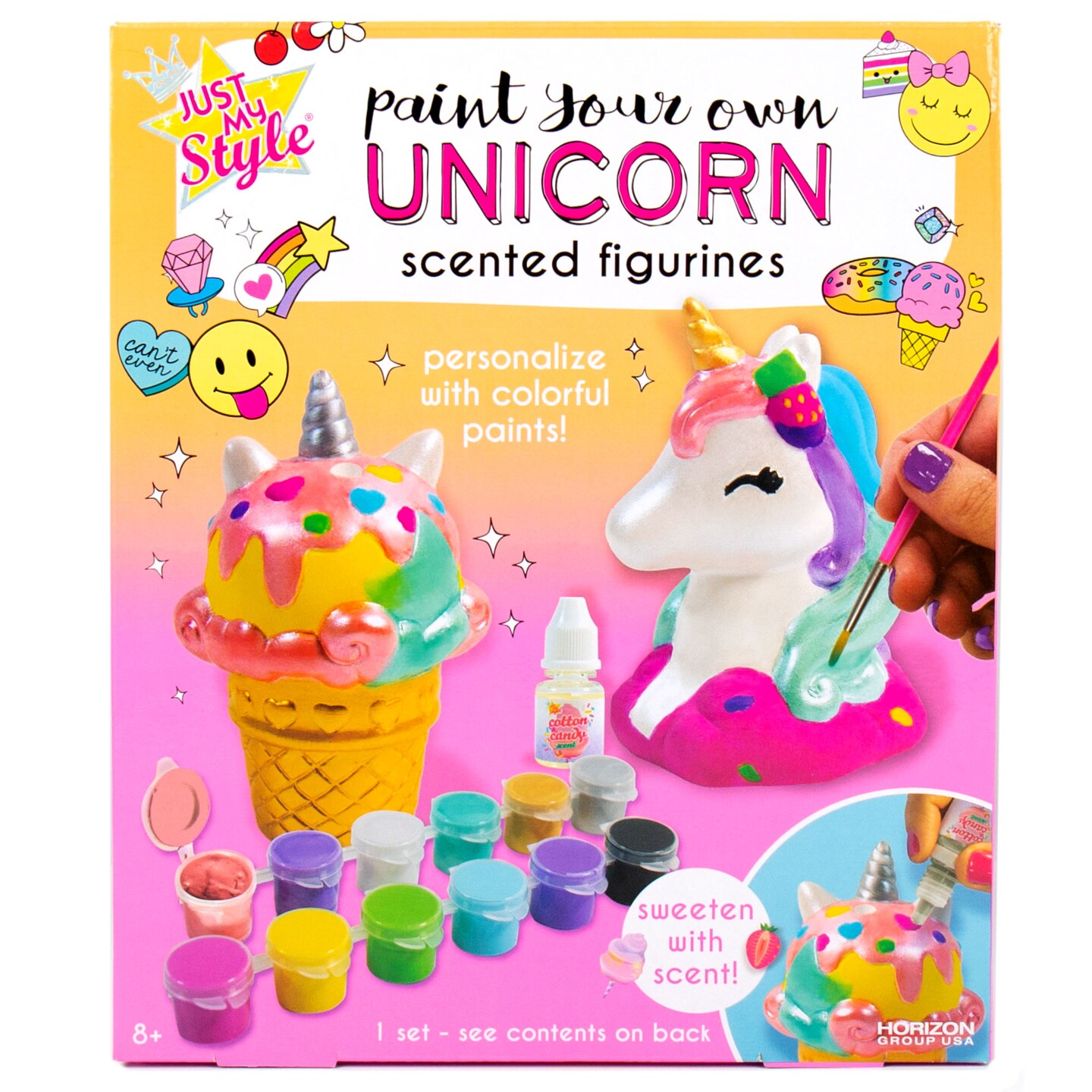 Just My Style Paint Your Own Scented Unicorn Figurines