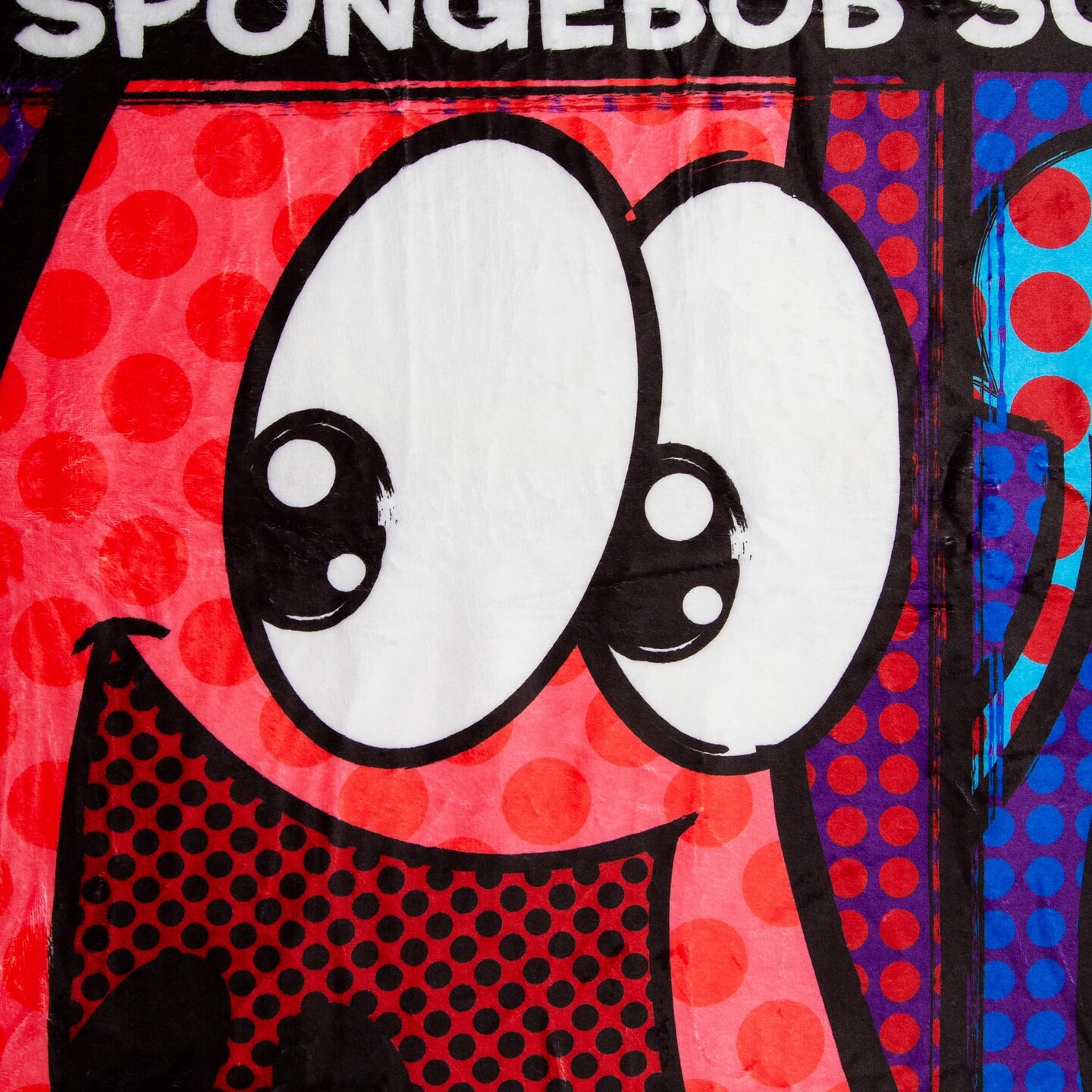 Nickelodeon SpongeBob SquarePants Character Grid Fleece Throw Blanket | 45 x 60 Inches