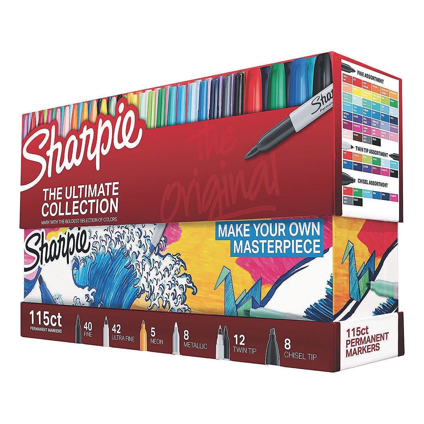 Sharpie Stained Permanent Fabric Marker Assorted 8/Pack