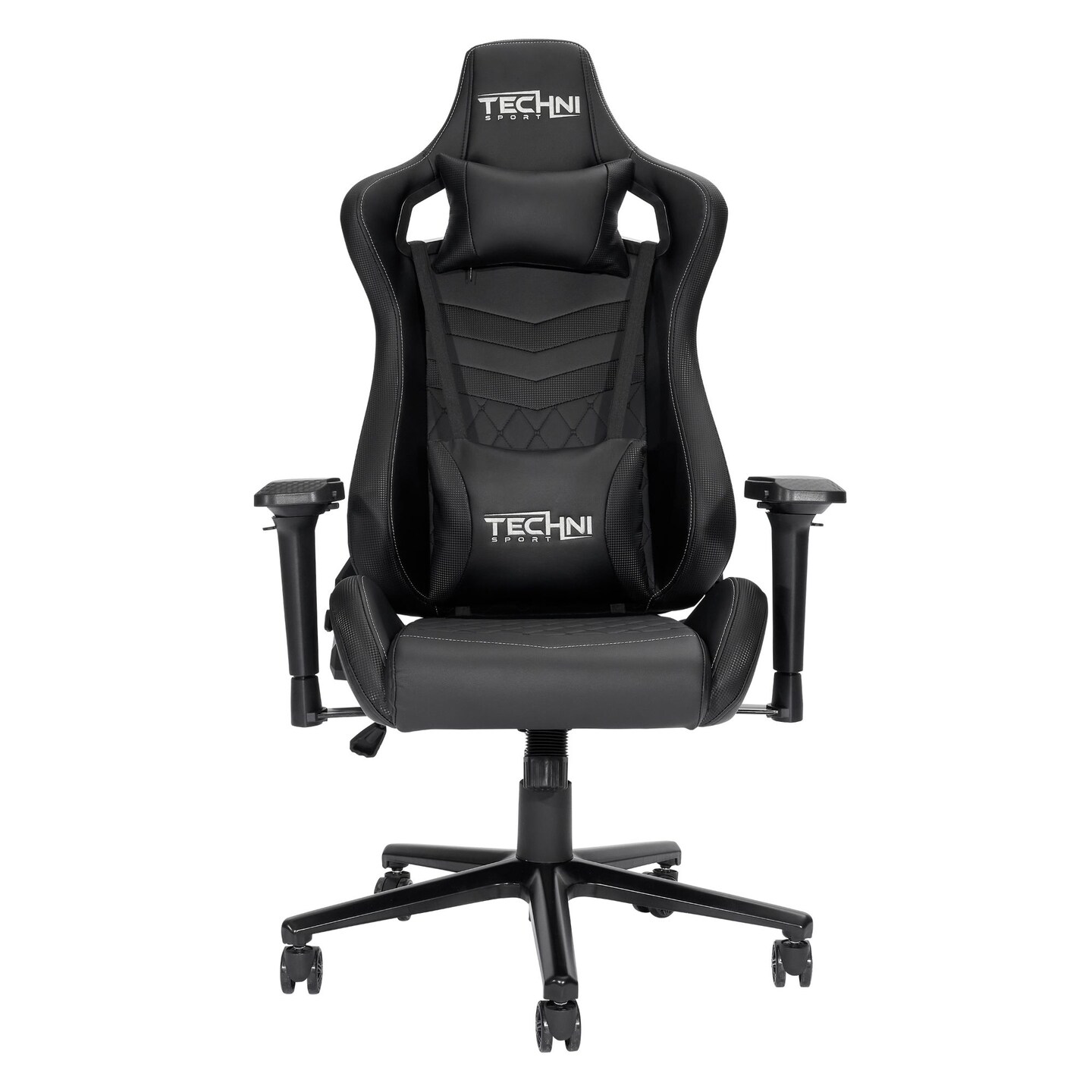 Techni Office Solutions 53" Vibrant Black Unique Techni Sports TS-83 Comfortable Gaming Chair