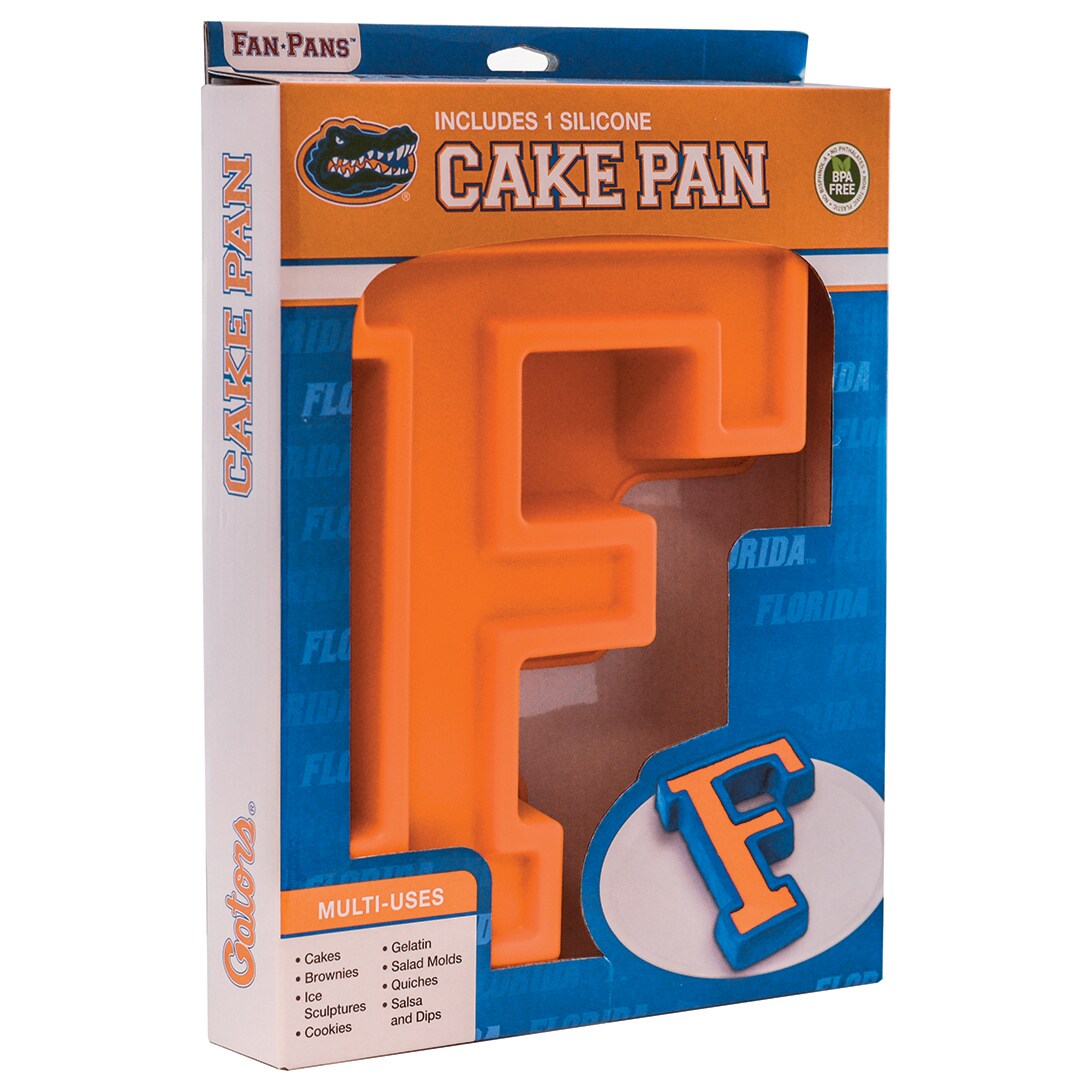 MasterPieces Game Day - FanPans NCAA Florida Gators Team Logo Silicone Cake Pan - Dishwasher Safe