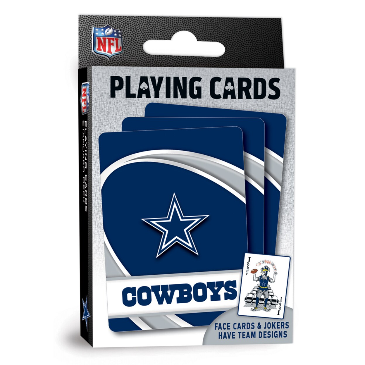 MasterPieces Family Games - NFL Dallas Cowboys Playing Cards - Officially Licensed Playing Card Deck for Adults, Kids,