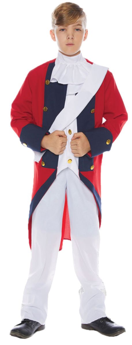 The Costume Center Navy Blue and Red Soldier Coat Boy Child Halloween Costume - Large