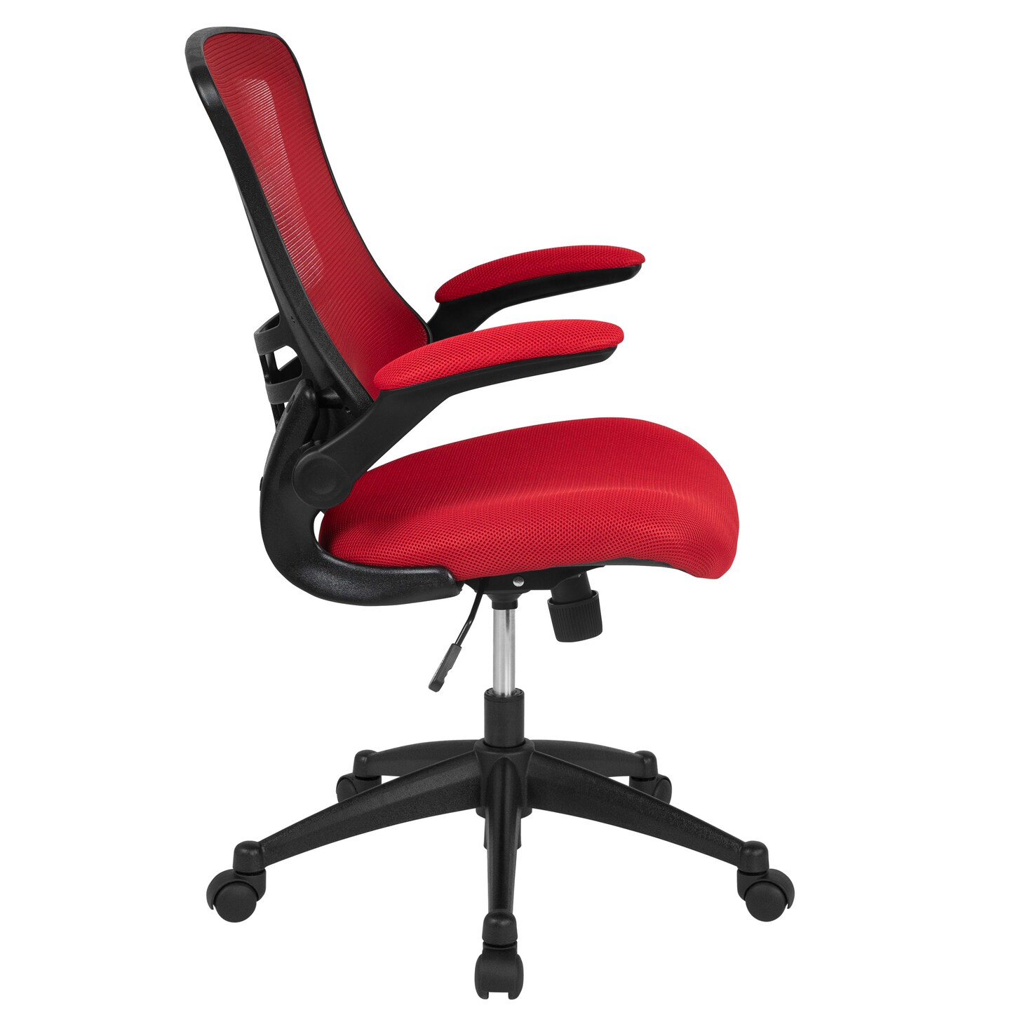 Emma and Oliver Mid-Back Mesh Swivel Ergonomic Task Office Chair with Flip-Up Arms