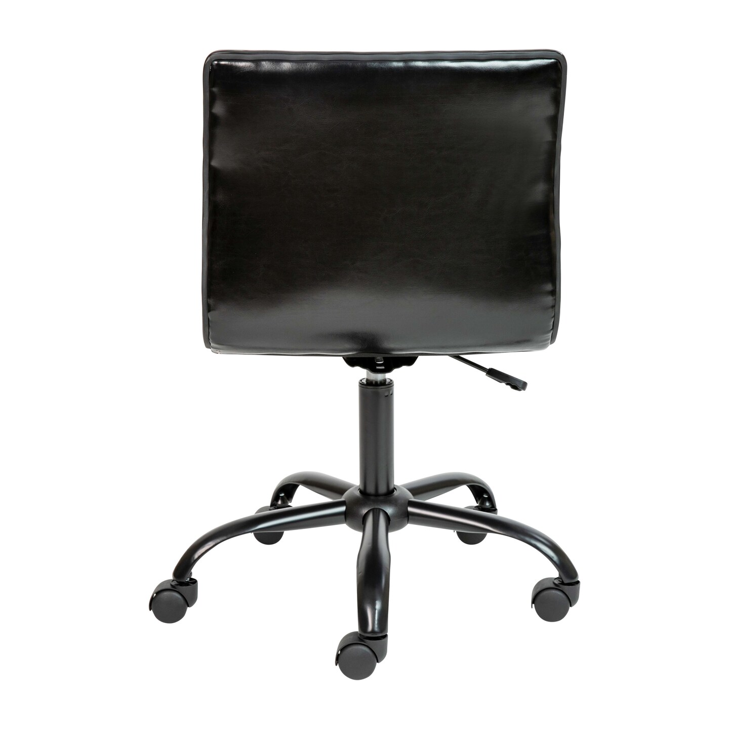 Merrick Lane Amelie Home Office Chair Ergonomic Executive Ribbed Low Back Armless Computer Desk Chair - Base, Frame &#x26; Border
