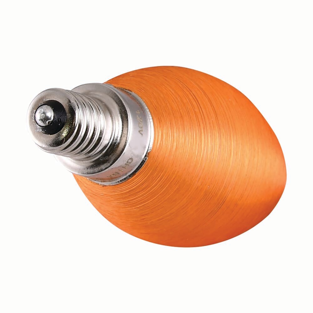 Satco 4w 120v CA11 LED Spun Amber E12 Candelabra Base 200 Lumens 2100k