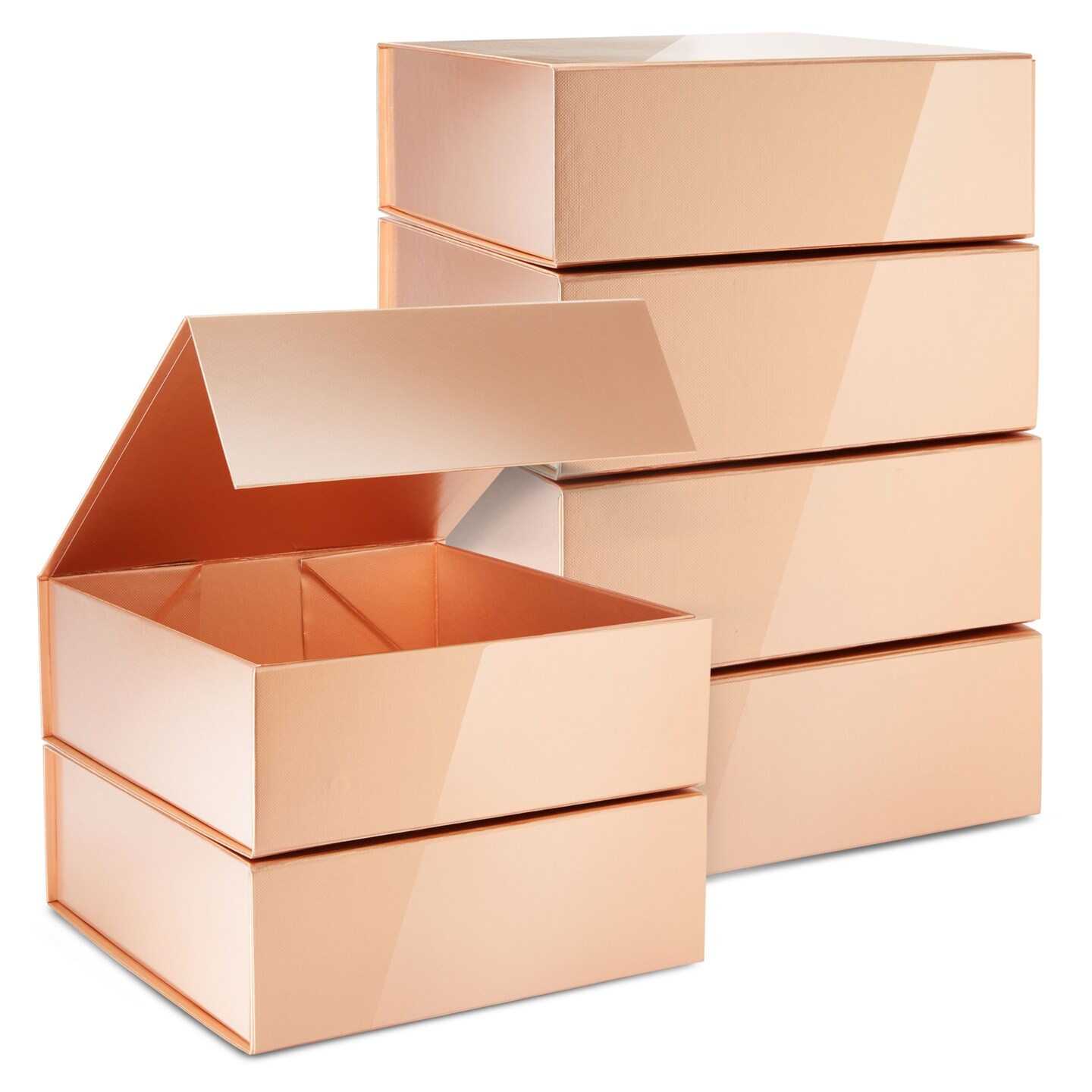 Paper Gift Boxes with lids 30 Pack Wedding Party Gold Boxes for