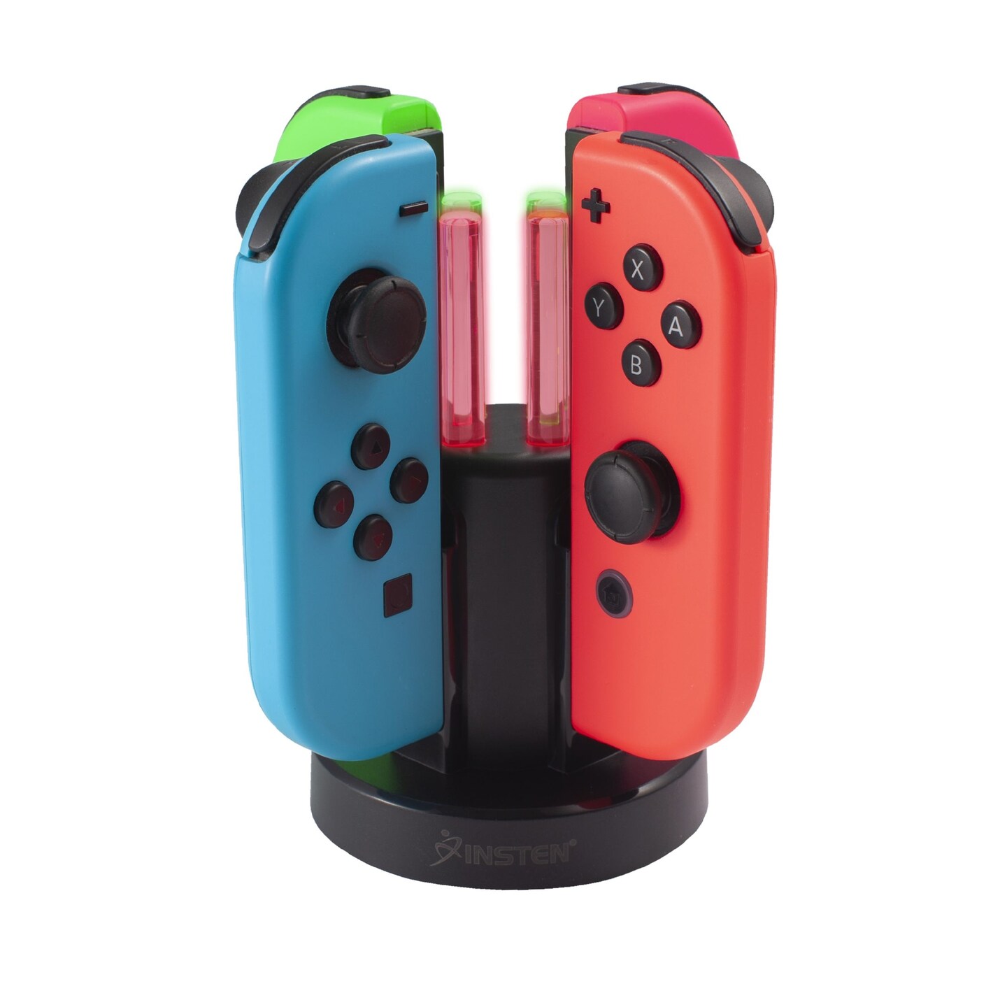 Insten Charging Station Compatible with Nintendo Switch and OLED Model Joy Con Controller, with LED Light Bar Indicator, Compatible with Charger Stand | Michaels