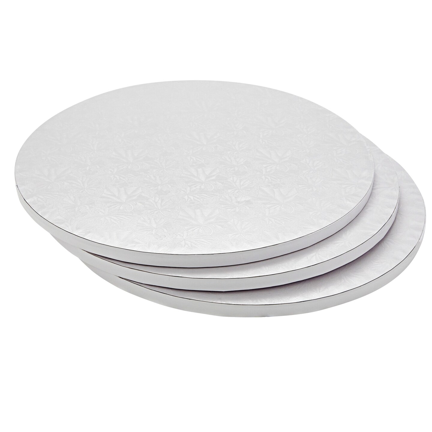 Amazon.com | Spec101 Round Cake Boards Bulk 12pk - 10 Inch Cake Drum Round  Silver Cardboard Base with 1/2 Inch Thick Smooth Foil Edge: Cake Stands