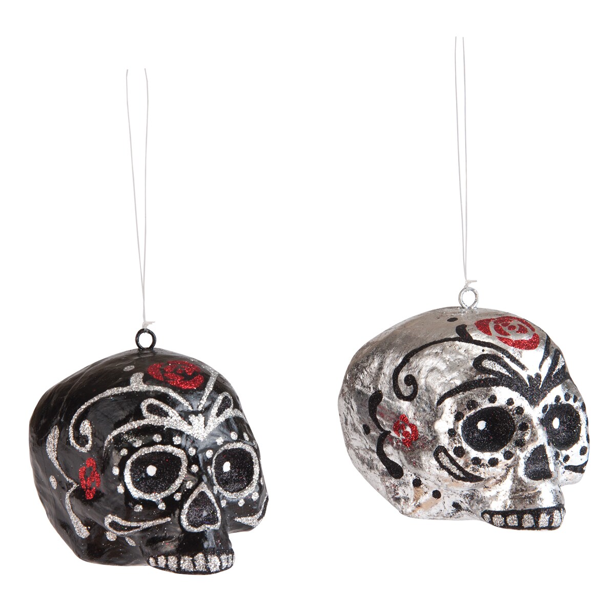 Gothic Skull Halloween Ornament A/2 Michaels