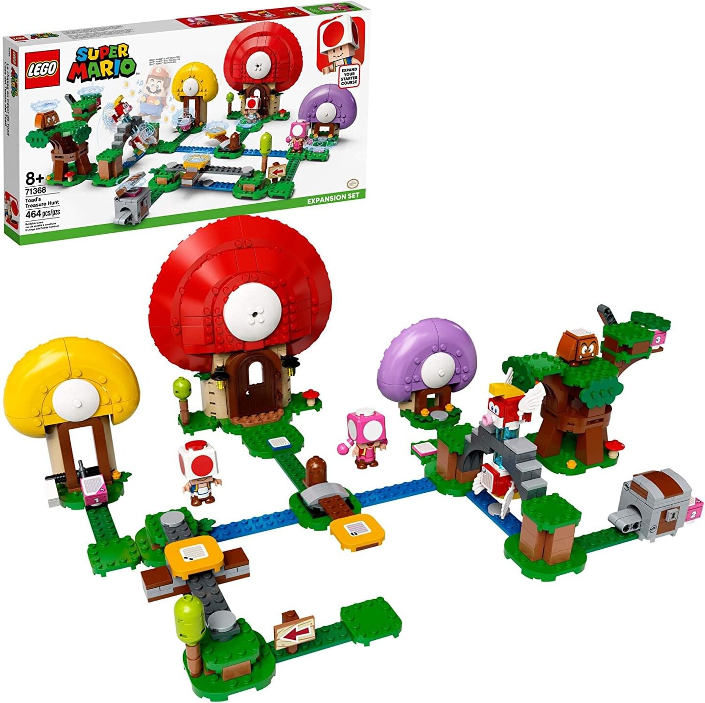 LEGO Super Mario Toads Treasure Hunt 71368 | 464 Piece Expansion Set