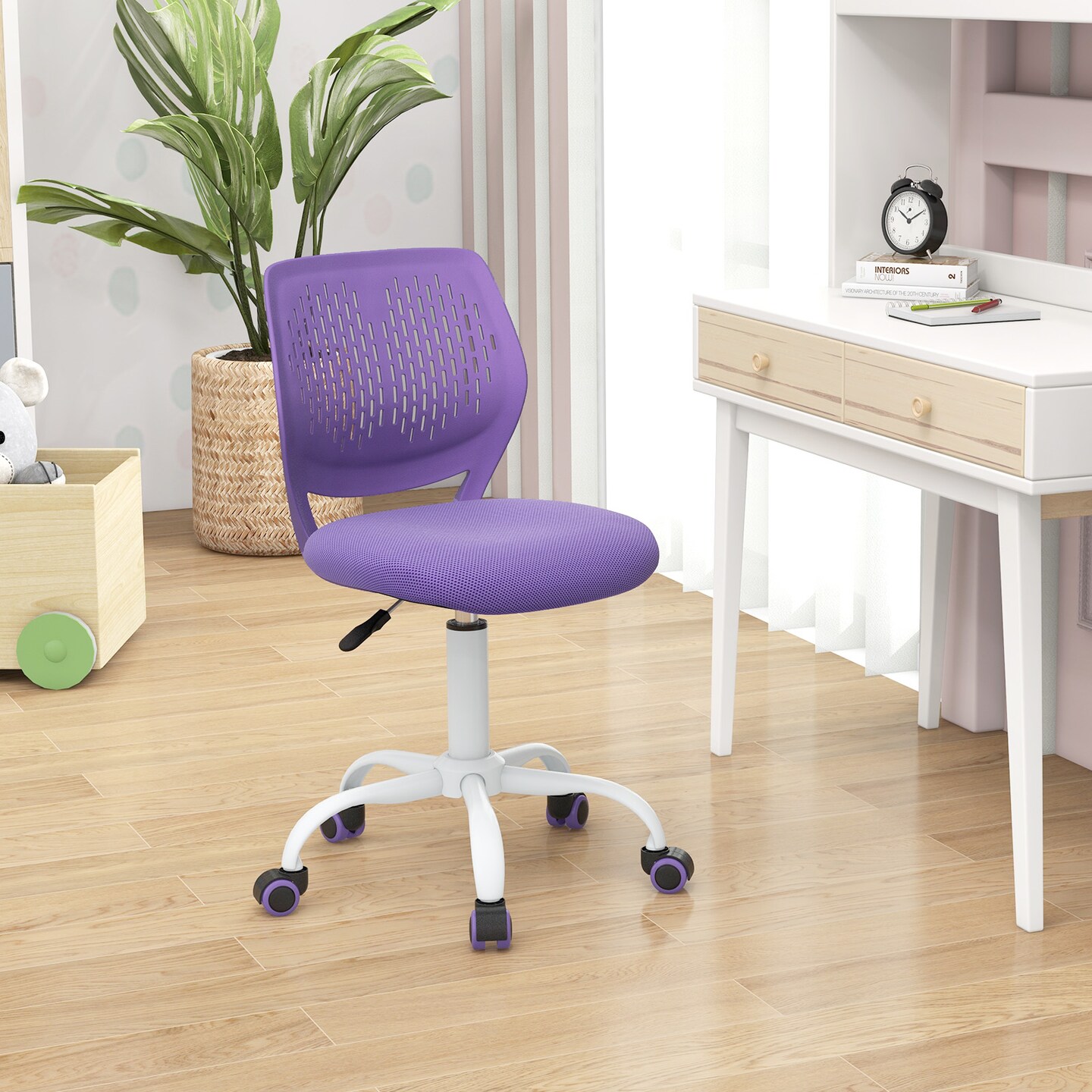 Ergonomic Children Study Chair With Adjustable Height