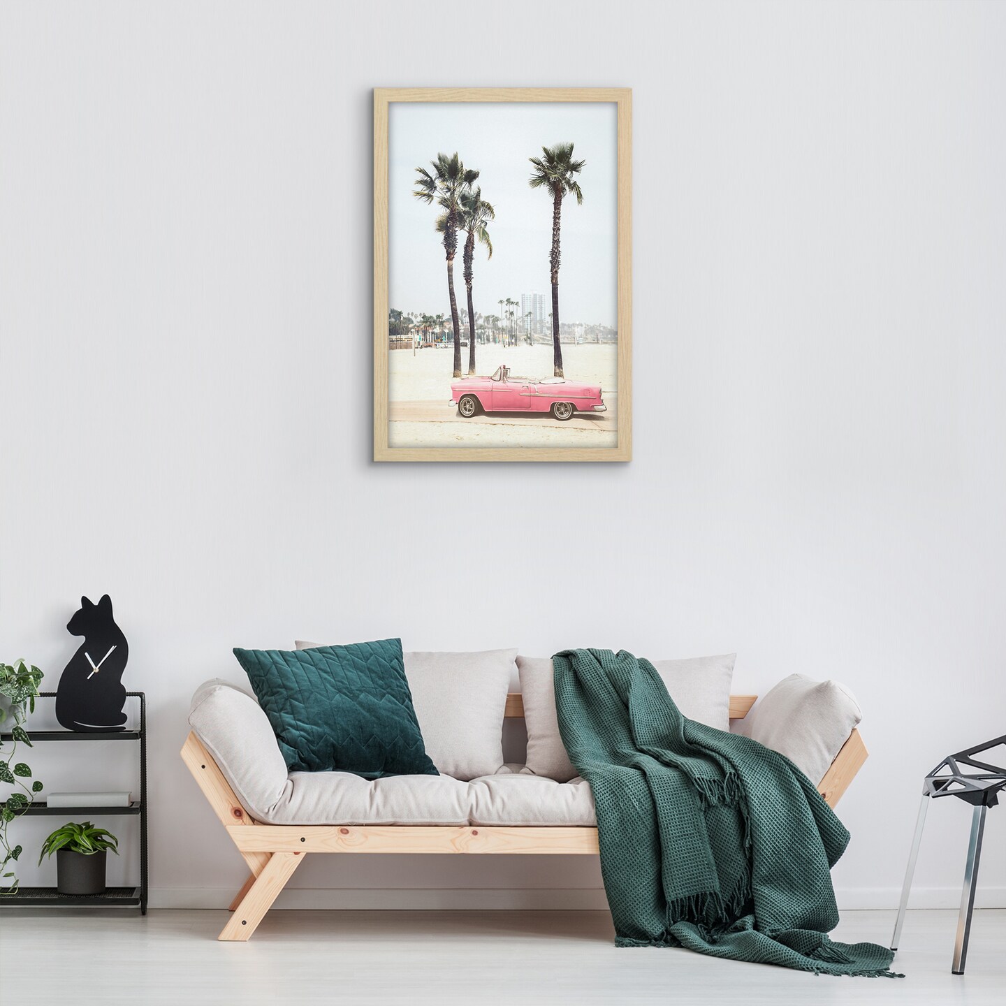 Americanflat Gallery Poster Frame - Wooden Picture Frame for Wall Art - Plexiglass Cover - Hanging Hardware for Horizontal or Vertical Display