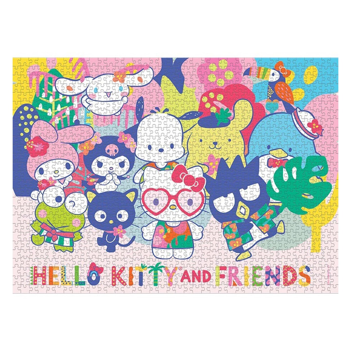 Sanrio Hello Kitty and Friends &#x22;Tropical Times&#x22; 1000 Piece Jigsaw Puzzle