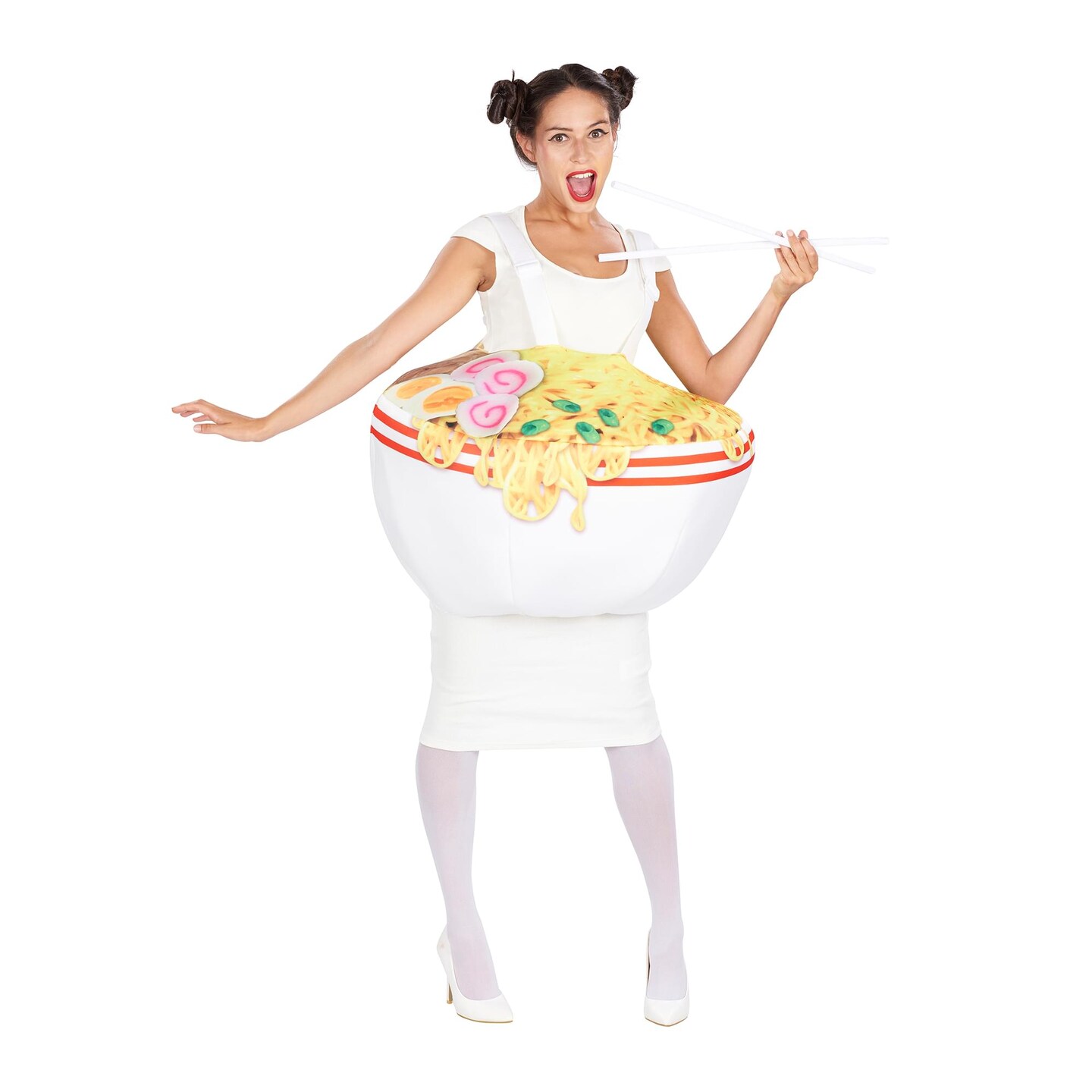 Ramen Bowl &#x26; Chopsticks Adult Costume | One Size