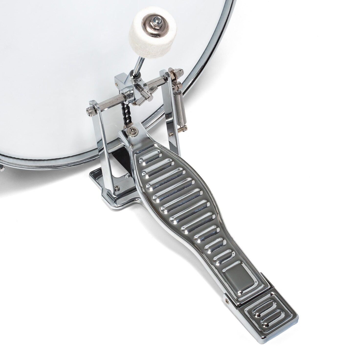 Ashthorpe 3-Piece Complete Kids Drum Set - Beginner Kit with 14" Bass, Adjustable Throne, Cymbal, Pedal & Drumsticks