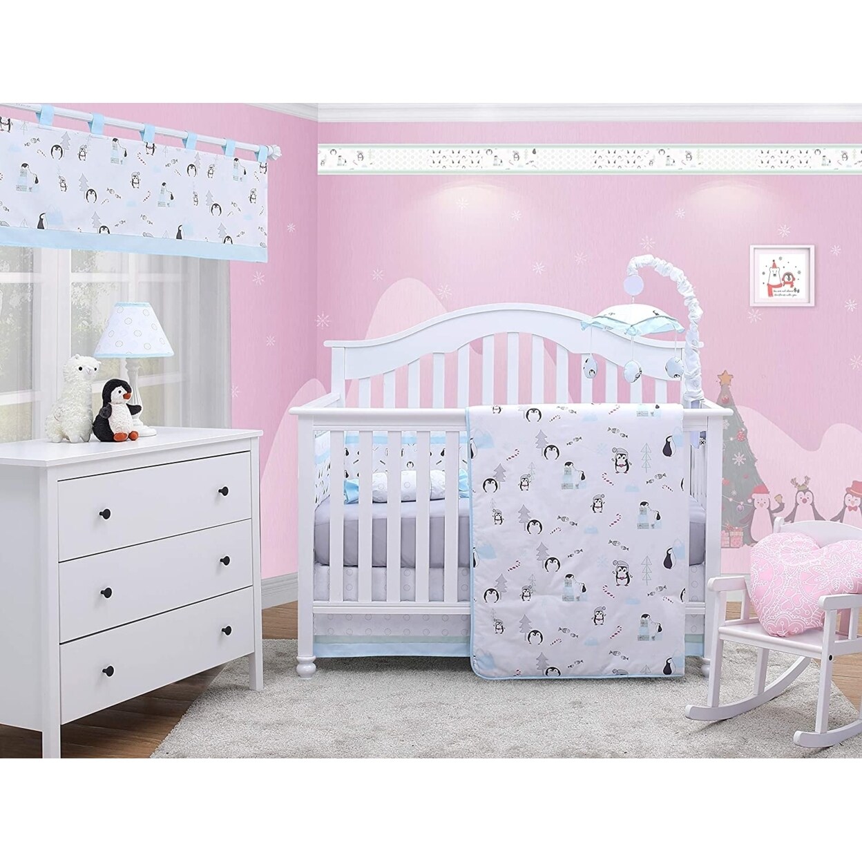 Penguin on sale crib sheets