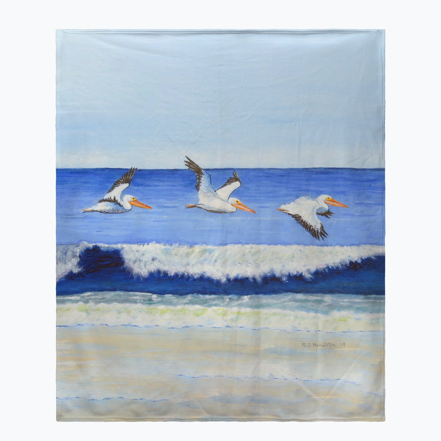 Betsy Drake Skimming the Surf Throw