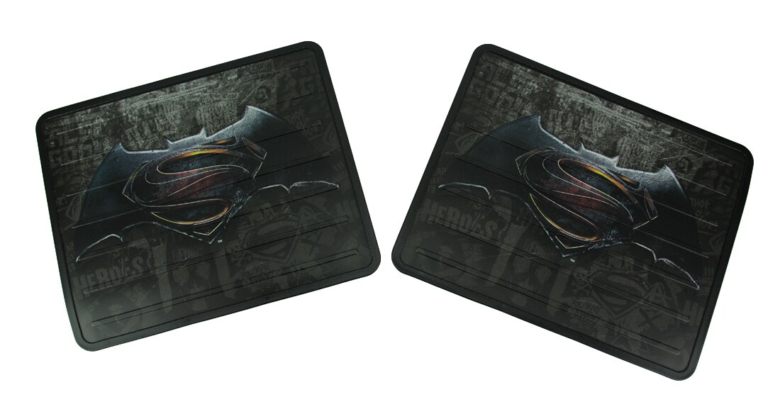 Set of 2 DC Comics Batman Vs Superman Plasticlear Utility Mats