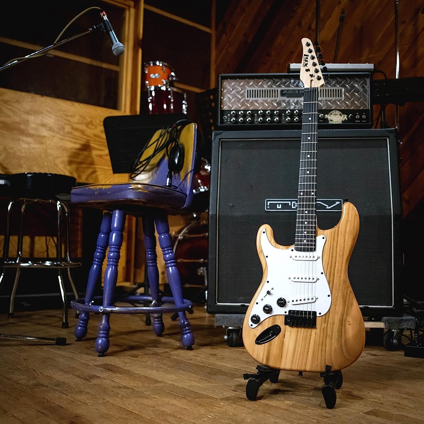 LyxPro 39&#x22; Stratocaster Solid Body Beginner Electric Guitar