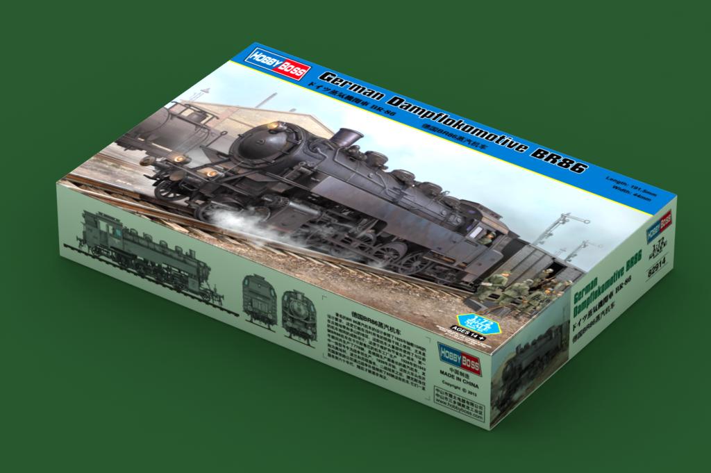 HobbyBoss  1/72 GERMAN DAMP         LOKOMOTIVE BR86 Plastic Model