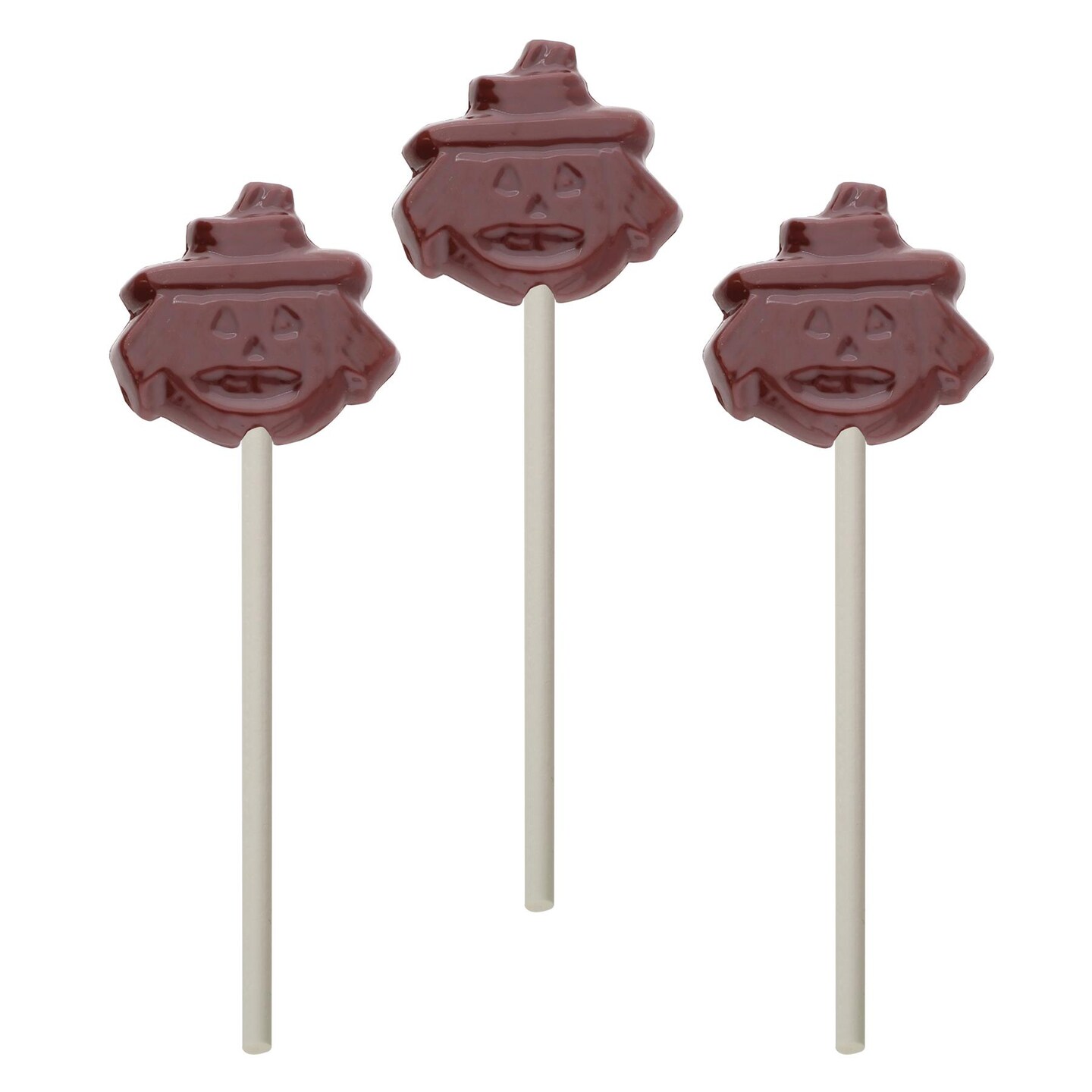 Chocolate Mold Face Scarecrow Lolly