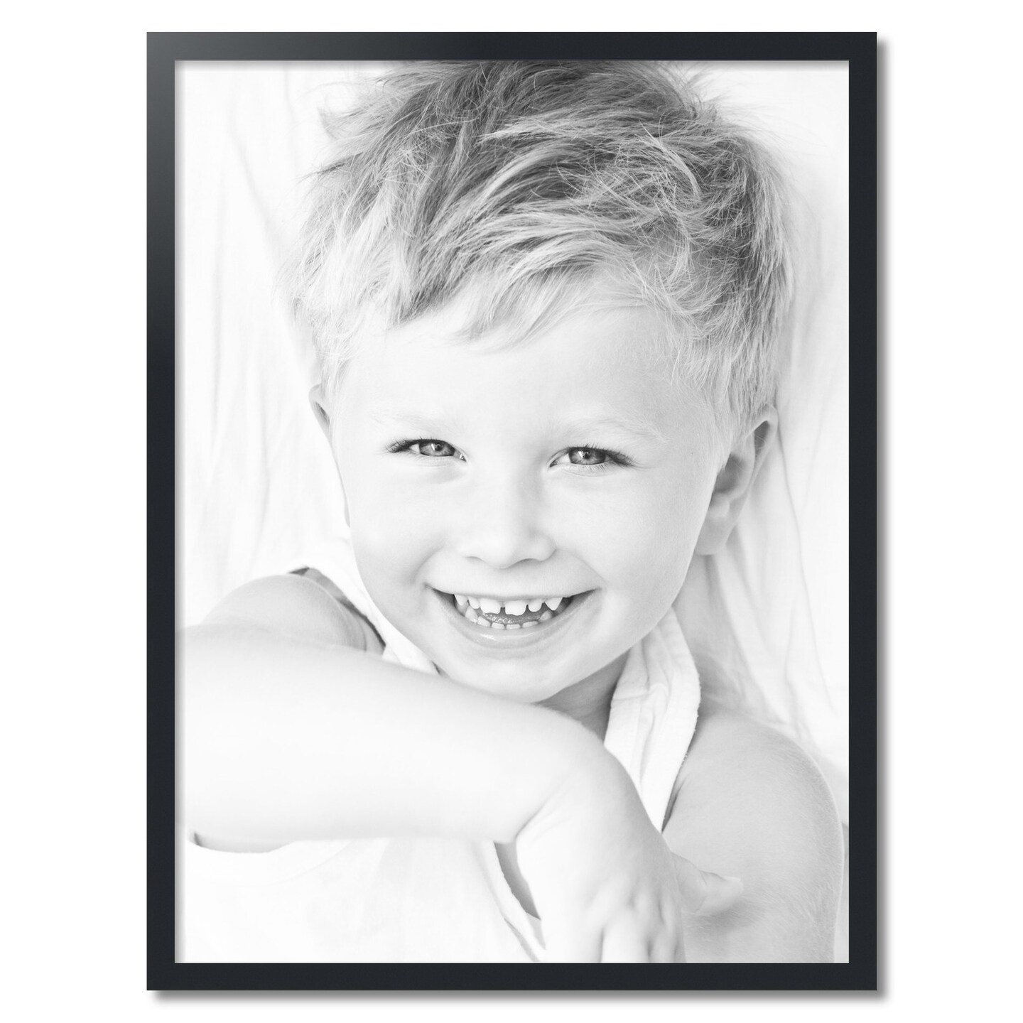 ArtToFrames 30x40 Inch Picture Frame, This 1.25 Inch Custom MDF Poster Frame is Available in Multiple Colors, Great for Your Art or Photos - Comes with Regular Acrylic and  Foam Backing 3/16 inch (V-FRBW26-30x40)