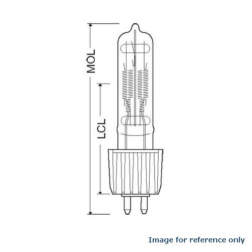 Sylvania 54611 Hpl-750/115/X-(Ucf) Halogen Lamp - Package Qty 12