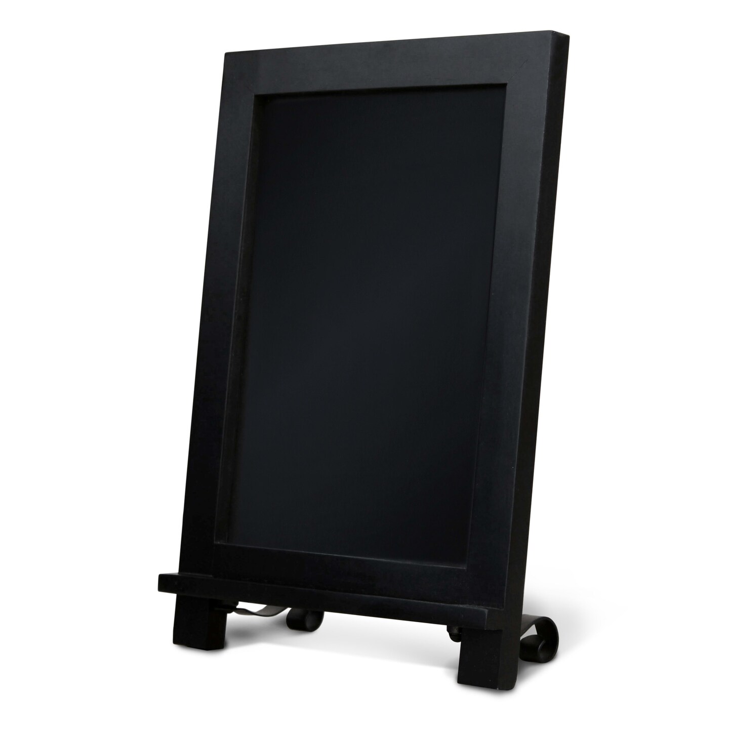 HBCY Creations Hanging or Tabletop Chalkboard with Legs/Wedding Table Sign/Kitchen Countertop Memo Board
