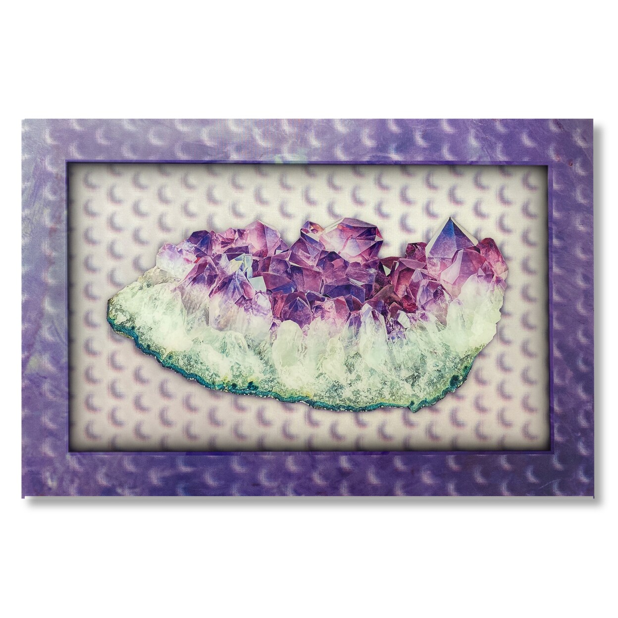 5D Multi-Dimensional Wall Art - Custom Made Geode Wall Art Print On Strong Polycarbonate Panel W/ Vibrant Colors By