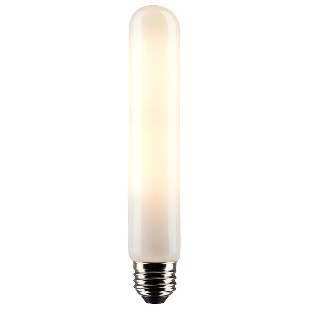 Satco 8w T9 LED 3000K Medium Base Frosted Dimmable - 60w equiv